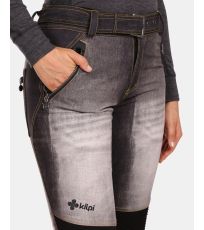 Damskie softshellowe spodnie narciarskie JEANSO-W KILPI Czarny