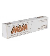Składany nóż ze skórzaną pętelką i zabezpieczeniem- oliwa YTSN00221 MAM oliwkowy