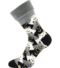 Damskie grube skarpetki Líza Lonka koty