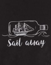 Męska piżama 79177P GINA czarno-szary