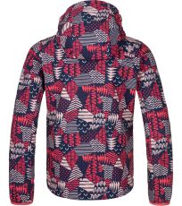 Dziewczęca kurtka softshell RAVIA-J KILPI Różowy