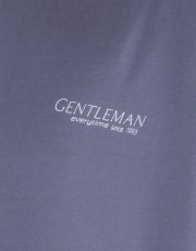 Męska piżama długa 79149P GINA ciemny popiel janoszary