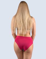 Damskie klasyczne majtki 10268P GINA bordowy butelkowa zieleń