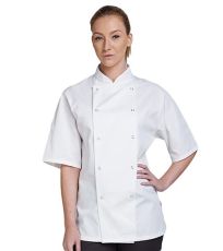 Unisex bluza kucharska z krótkim rękawem DD70S Dennys London 