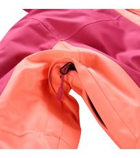 Dziecięca kurtka narciarska z membraną PTX REAMO ALPINE PRO cabaret