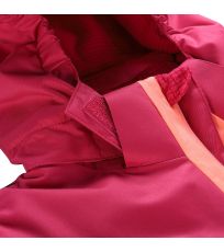 Dziecięca kurtka narciarska z membraną PTX REAMO ALPINE PRO cabaret