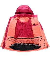 Dziecięca kurtka narciarska z membraną PTX REAMO ALPINE PRO cabaret