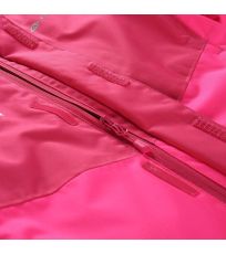 Dziecięca kurtka narciarska z membraną PTX ZARIBO ALPINE PRO cabaret