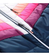 Damska puchowa kurtka narciarska z membraną PTX FEEDRA ALPINE PRO niebieski perski