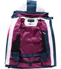 Damska puchowa kurtka narciarska z membraną PTX FEEDRA ALPINE PRO niebieski perski