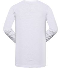 Męski t-shirt z długim rękawem IHES NAX biały