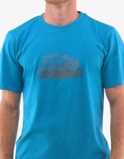 Męska piżama krótka 79128P GINA księżyc-naftowy