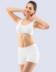 Bokserki damskie wyższe 03013P GINA biały