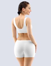 Bokserki damskie wyższe 03013P GINA biały