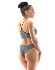 Brazylijskie majtki biodrówki 06014P GINA szaro-biały