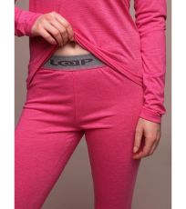 Damskie spodnie termoaktywne PETULA LOAP różowy