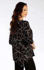 Damski t-shirt z rękawem 3/4 7F003 LITEX 