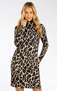 Damska sukienka z długim rękawem 7F067 LITEX