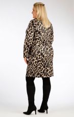 Damska sukienka z długim rękawem- większe rozmiary 7F071 LITEX 