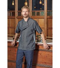 Bluza kucharska z krótkim rękawem na zamek błyskawiczny PR906 Premier Workwear 