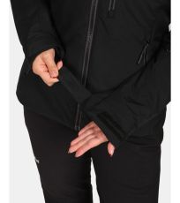 Kurtka narciarska damska - większe rozmiary FLIP-W KILPI Czarny