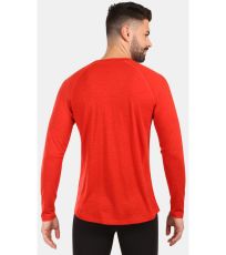 Męski termoaktywny t-shirt merino MAVORA TOP-M KILPI czerwony