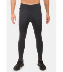 Męskie spodnie termiczne z wełny merino MAVORA BOTTOM-M KILPI Czarny