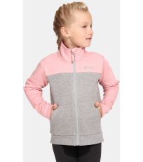 Dziewczęca bluza bawełniana HALI-JG KILPI Jasnoróżowy