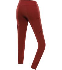 Damskie szybkoschnące legginsy outdoorowe GERWA 2 ALPINE PRO merlot