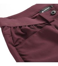 Damskie spodnie capri WEDERA 2 ALPINE PRO Figowy