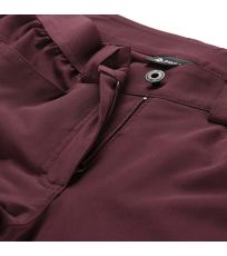 Damskie spodnie capri WEDERA 2 ALPINE PRO Figowy