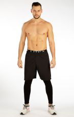 Męskie spodenki sportowe 5F236 LITEX czarny