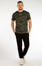 Męskie spodnie dresowe 5F253 LITEX czarny