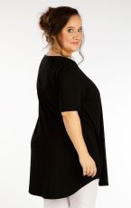 Damska tunika- większe rozmiary 5F289 LITEX czarny