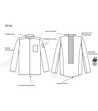 Rondon dla kucharza pomocnika DF118L Le Chef 