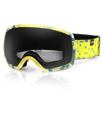 Gogle narciarskie czarno żółte RADIUM Spokey