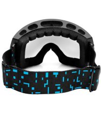 Gogle narciarskie- czarno niebieskie RADIUM Spokey 