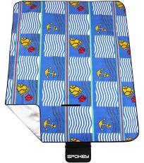 Koc piknikowy z paskiem 150 x 180 cm PICNIC AMBER Spokey 