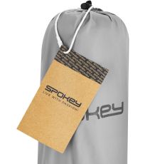 Dmuchany materac z poduszką - szary AIR BED PILLOW Spokey 