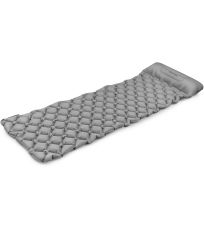 Dmuchany materac z poduszką - szary AIR BED PILLOW Spokey 