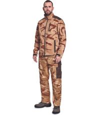 Męska kurtka softshell CRAMBE CRV beżowy kamuflaż