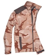 Męska kurtka softshell CRAMBE CRV beżowy kamuflaż