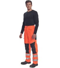 Męskie robocze spodnie Hi-VIS TICINO Cerva pomarańczowy