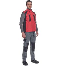 Męska kamizelka zimowa NYALA Cerva czerwony