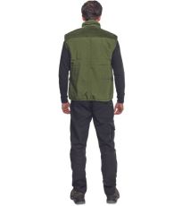 Męska kamizelka zimowa DAVIDA Cerva zielony