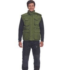 Męska kamizelka zimowa DAVIDA Cerva zielony