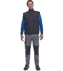 Męska kamizelka zimowa DAVIDA Cerva czarny