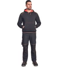 Bluza męska KNOXFIELD Knoxfield antracytowy/czerwony