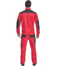 Męska kurtka robocza HANS Fridrich & Fridrich czerwony/antracytowy