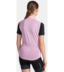 Damska kamizelka kolarska FLOW-W KILPI Jasnoróżowy